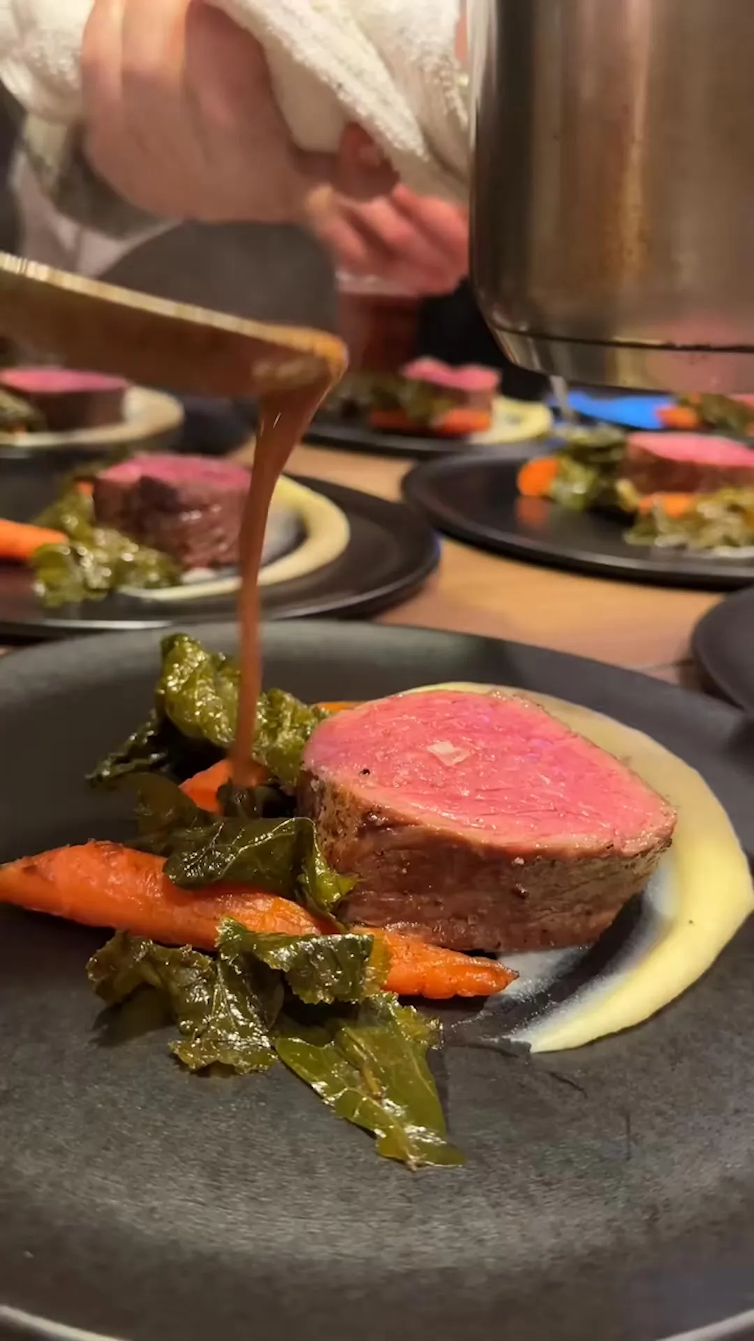 A medium-fancy dinner, often characterized as a nice date night or upscale casual dining, typically costs bet…